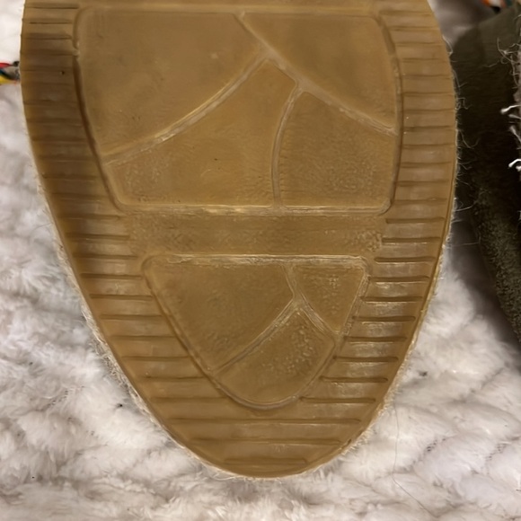 Suyute Spain Espadrille Multicolor Ankle Tie Wedge Sandals Size 38 - Picture 9 of 11